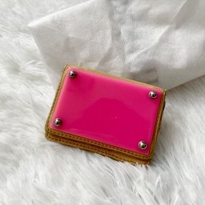 Deena & Ozzy leather hard front wallet